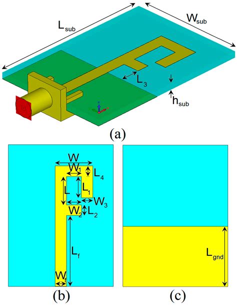 printed monopole antenna pifa rfid tag|monopole antenna with dual band.